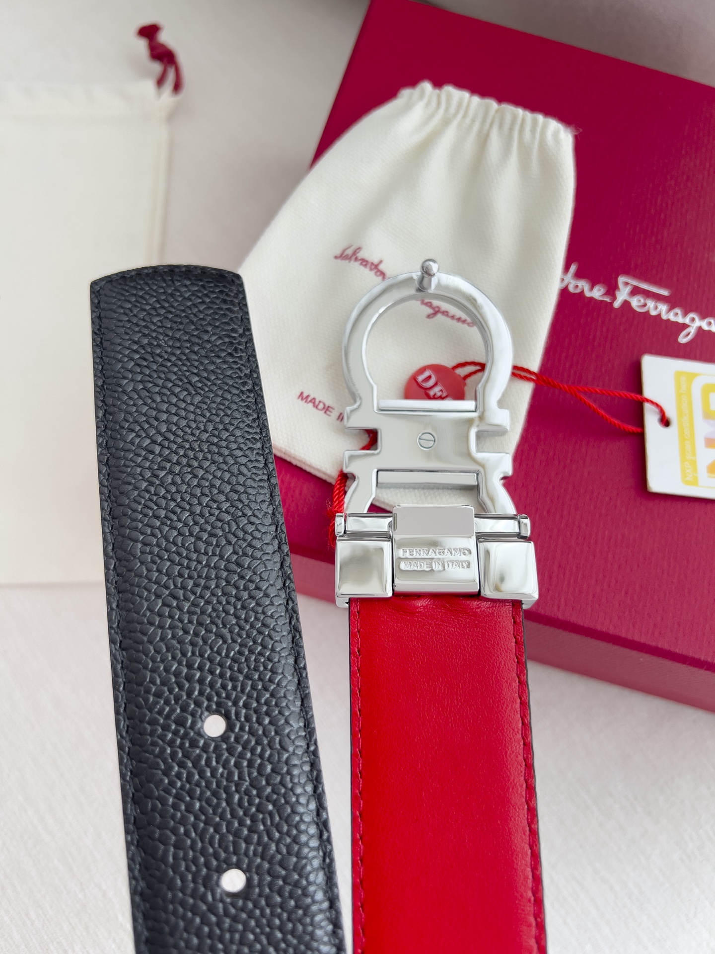 Ferragamo Men Belt Width 3.5cm