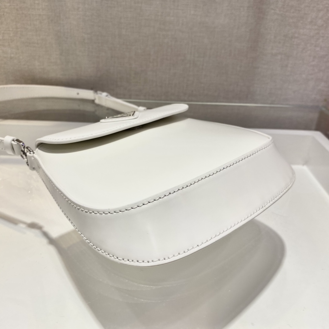 Prada 1BH188 Cleo brushed Leather Shoulder Bags Size 17*14.5*3cm