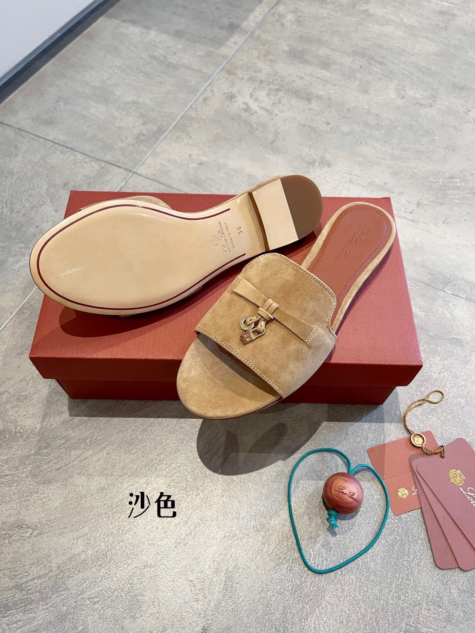 Loro Piana Charms Slipper Women Slippers Size 36-41