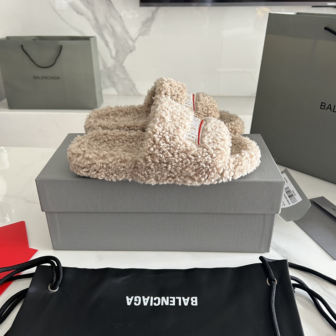 Balenciaga 23FW New Winter Slippers Size 35-41