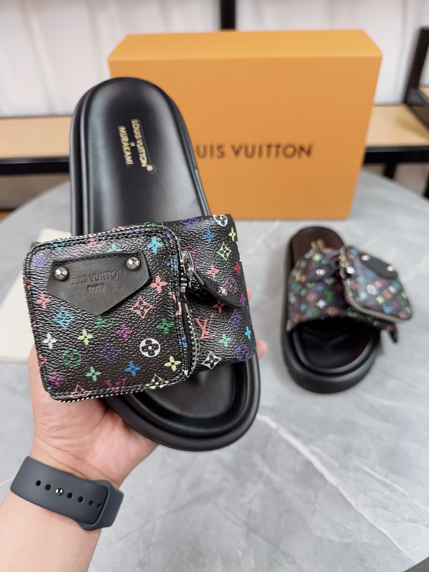 Louis Vuitton Pool Pillow Flat Comfort Slippers Size 36-46