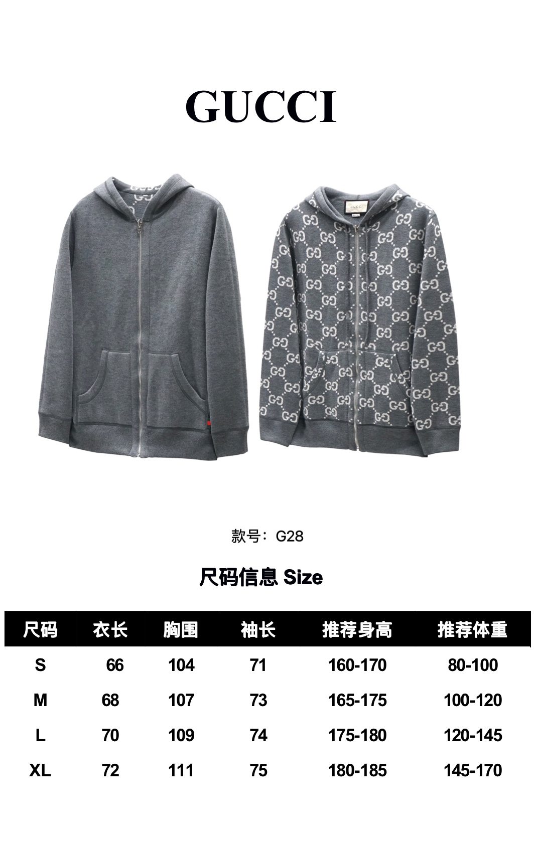 Gucci Unisex Sweatshirt Knitwear Size S-XL