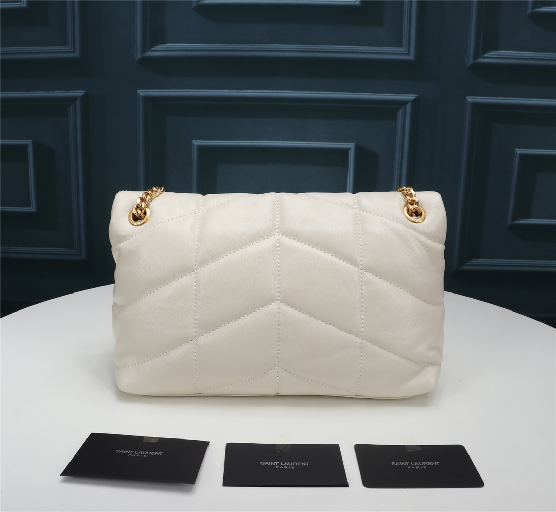 YSL Lou Lou Puffer Women Shoulder Bags Size 29*17*11cm