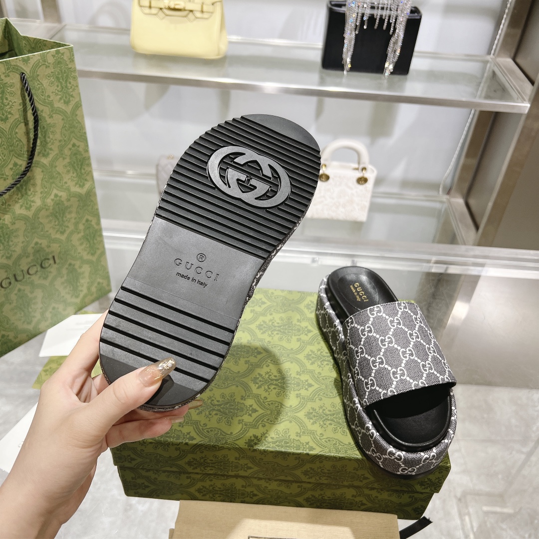 Gucci Platform Sandal Slippers Size 36-41