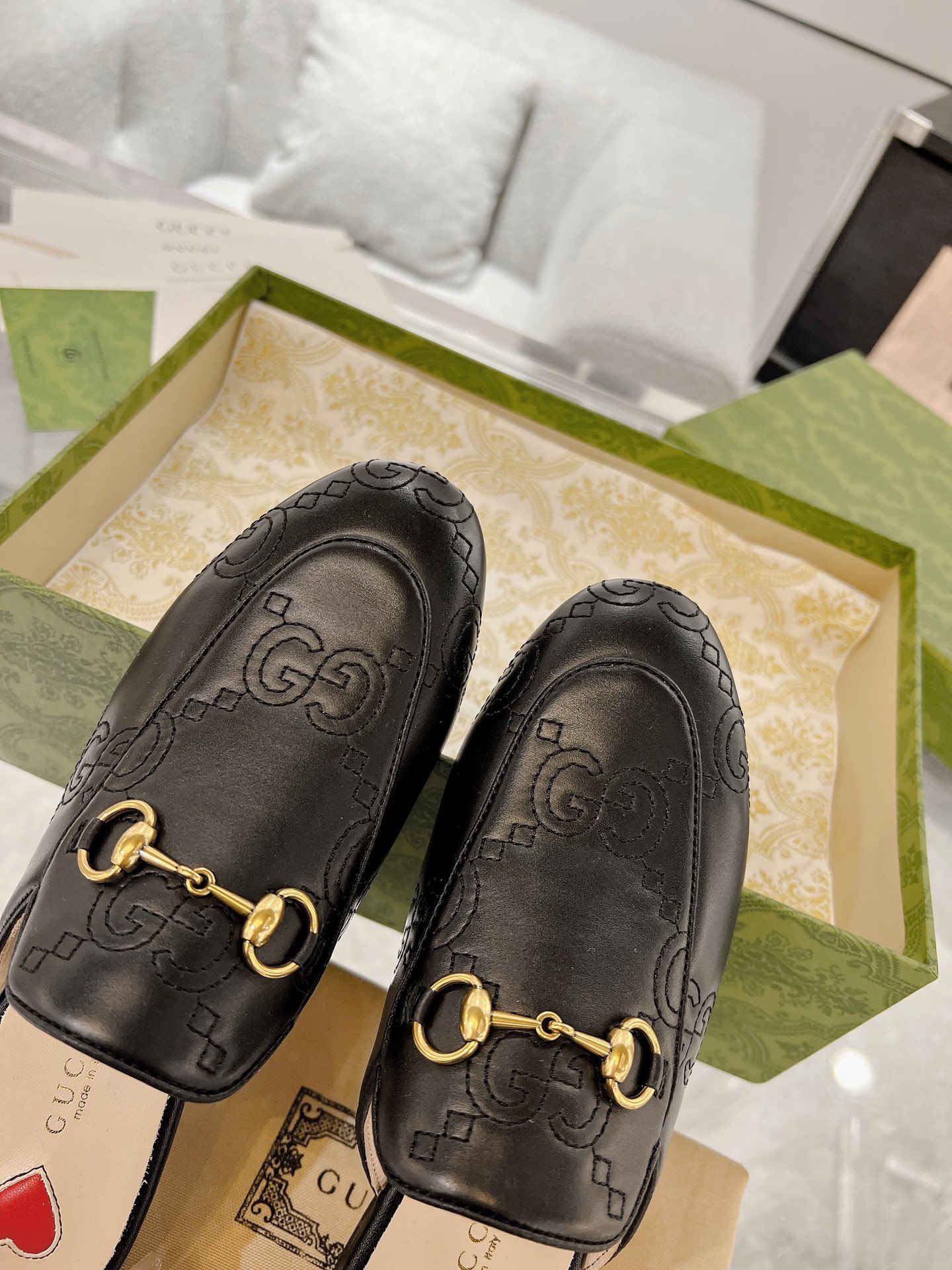 Gucci Princetown GG Slippers Size 35-40