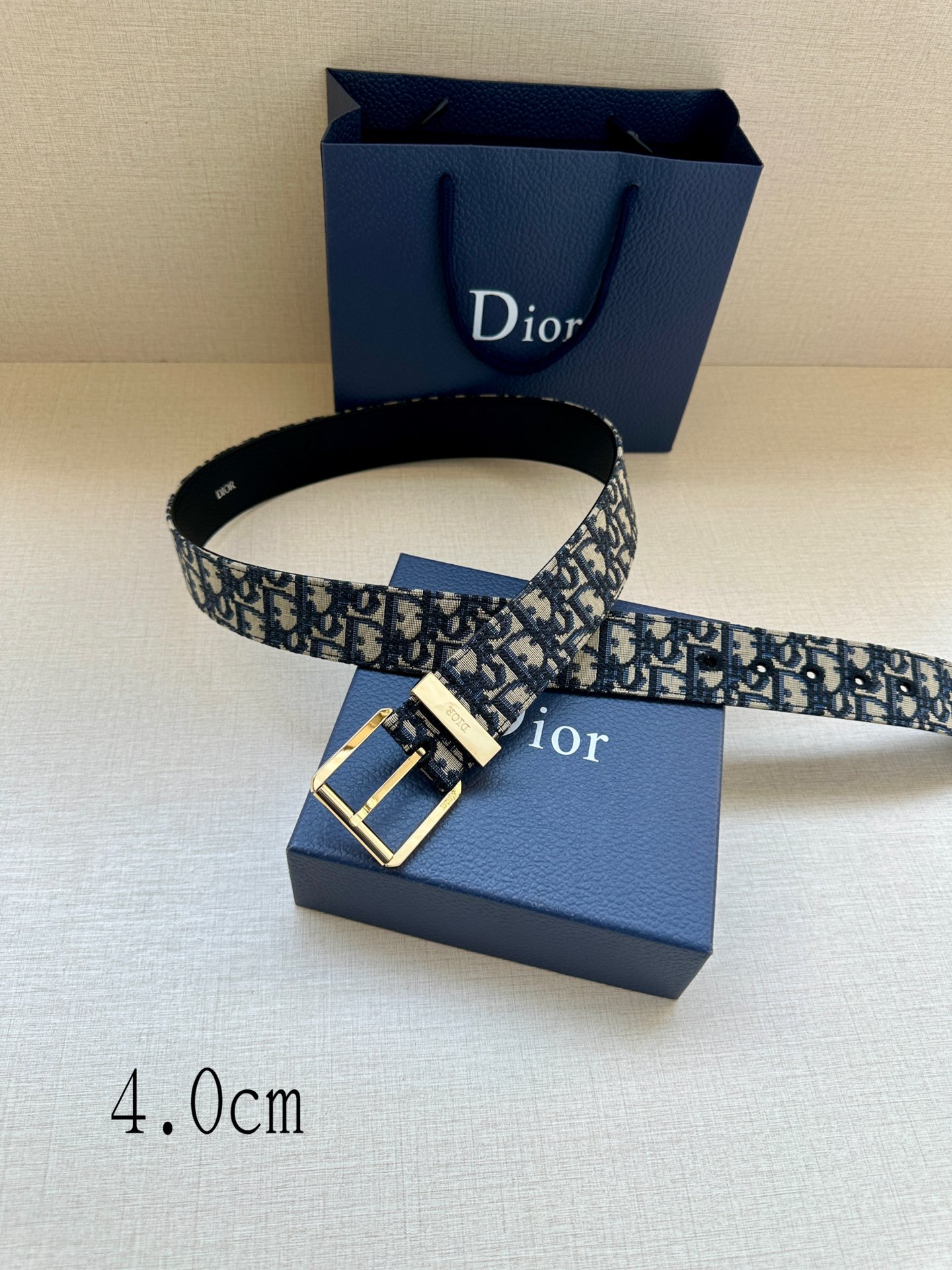 Dior Men Belt Width 4cm