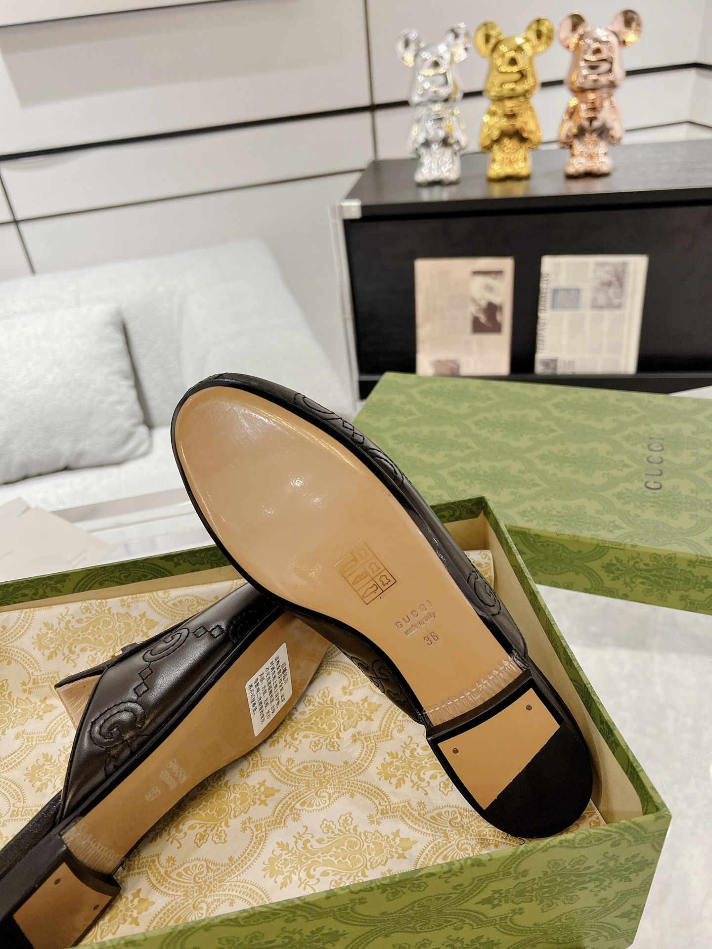 Gucci Princetown GG Slippers Size 35-40