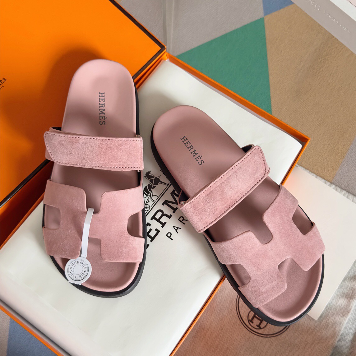 Hermes chypre Slippers Size 36-45