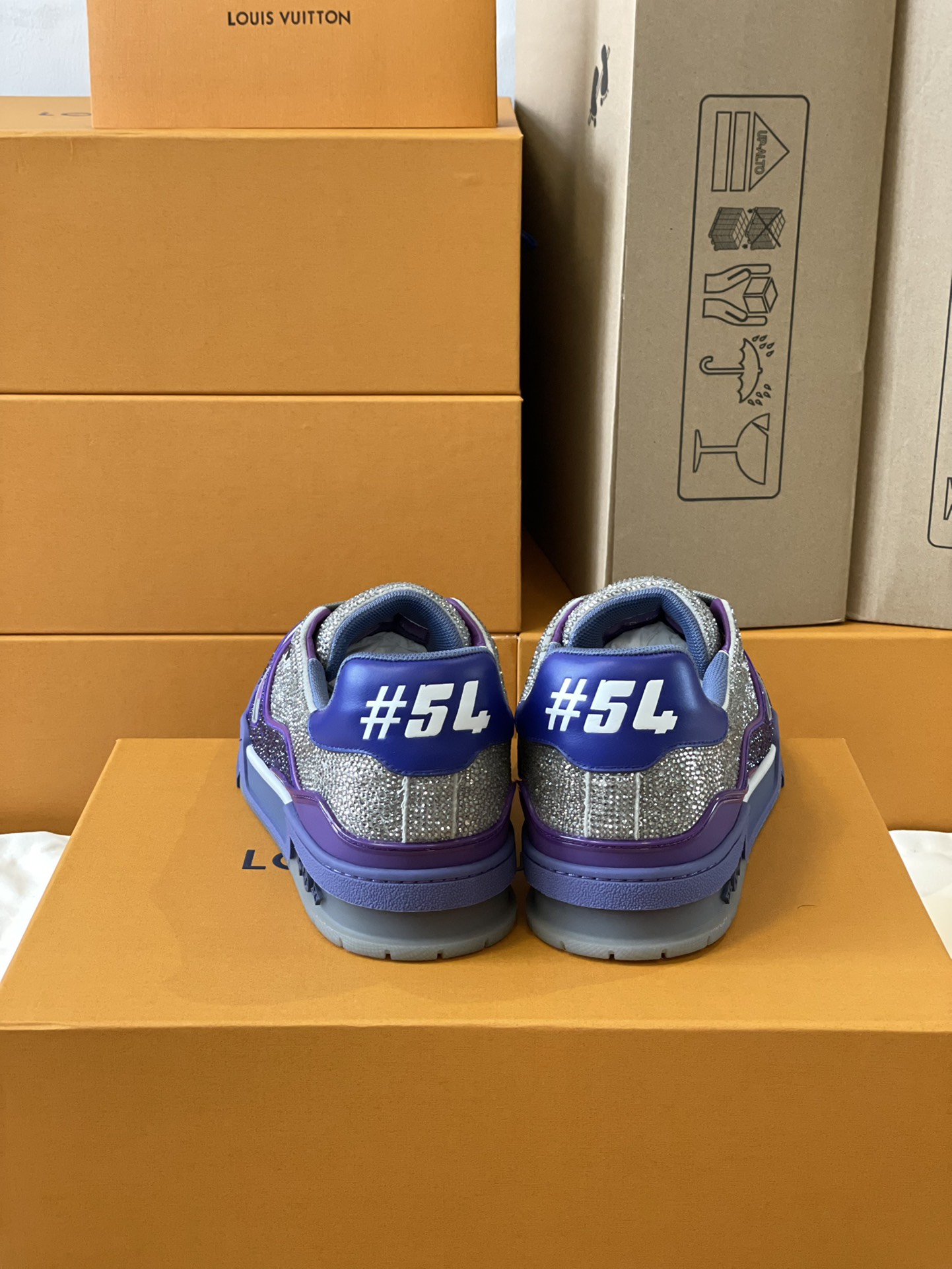 Louis Vuitton LV Trainer Diamond Sneaker Size 36-46