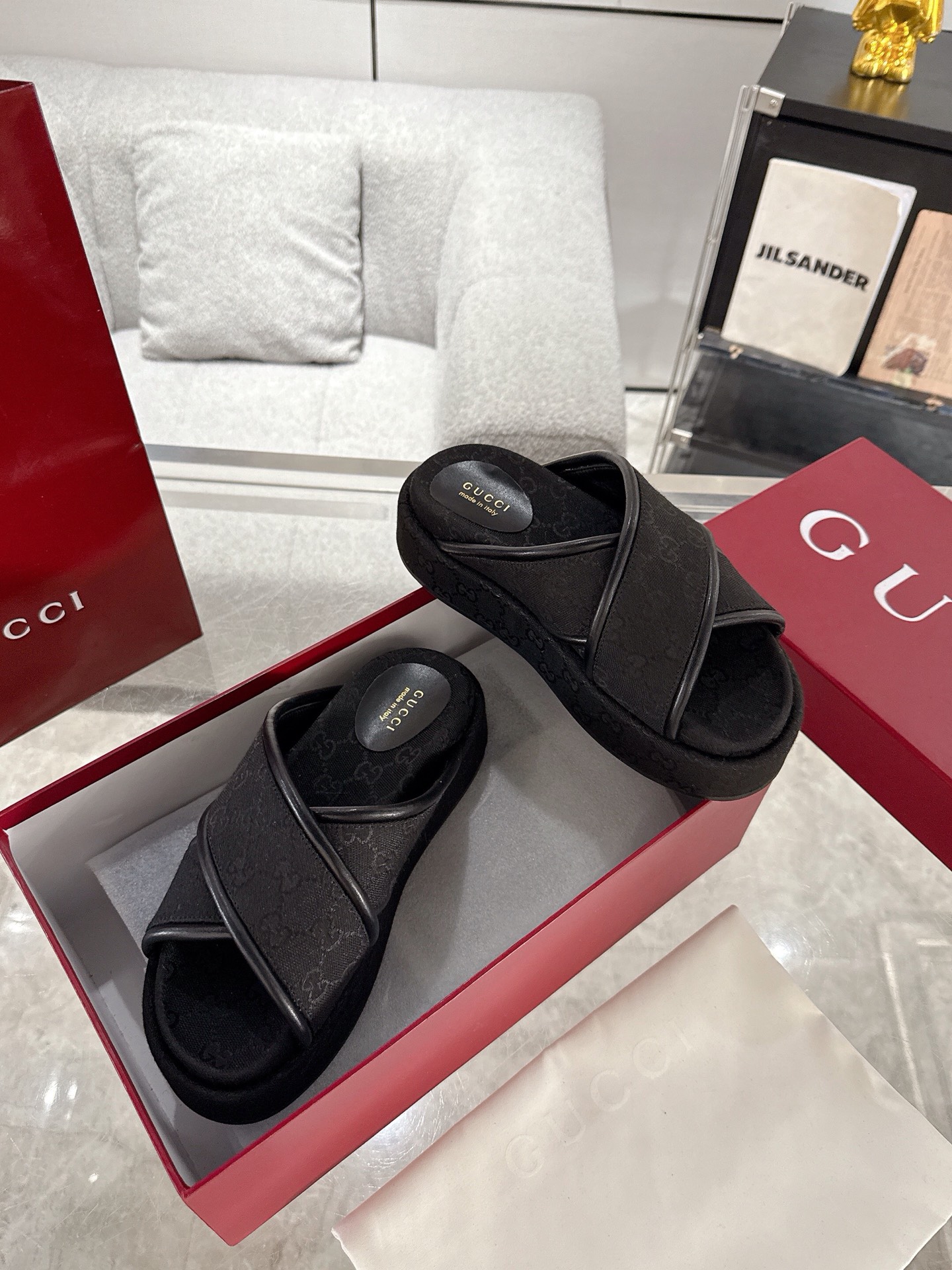 Gucci Platform Sandal Slippers Size 36-44