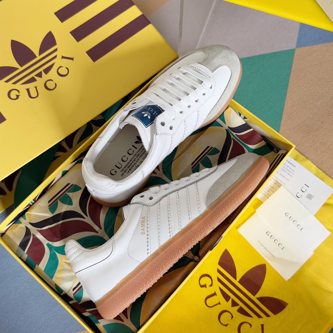 Gucci x Adidas Gazelle Sneaker Size 36-46