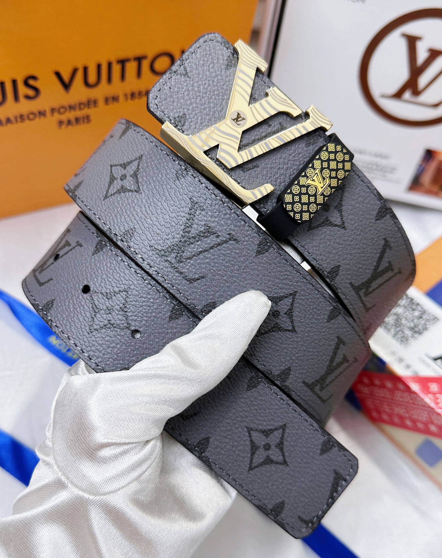 Louis Vuitton Men Belt Width 3.8cm