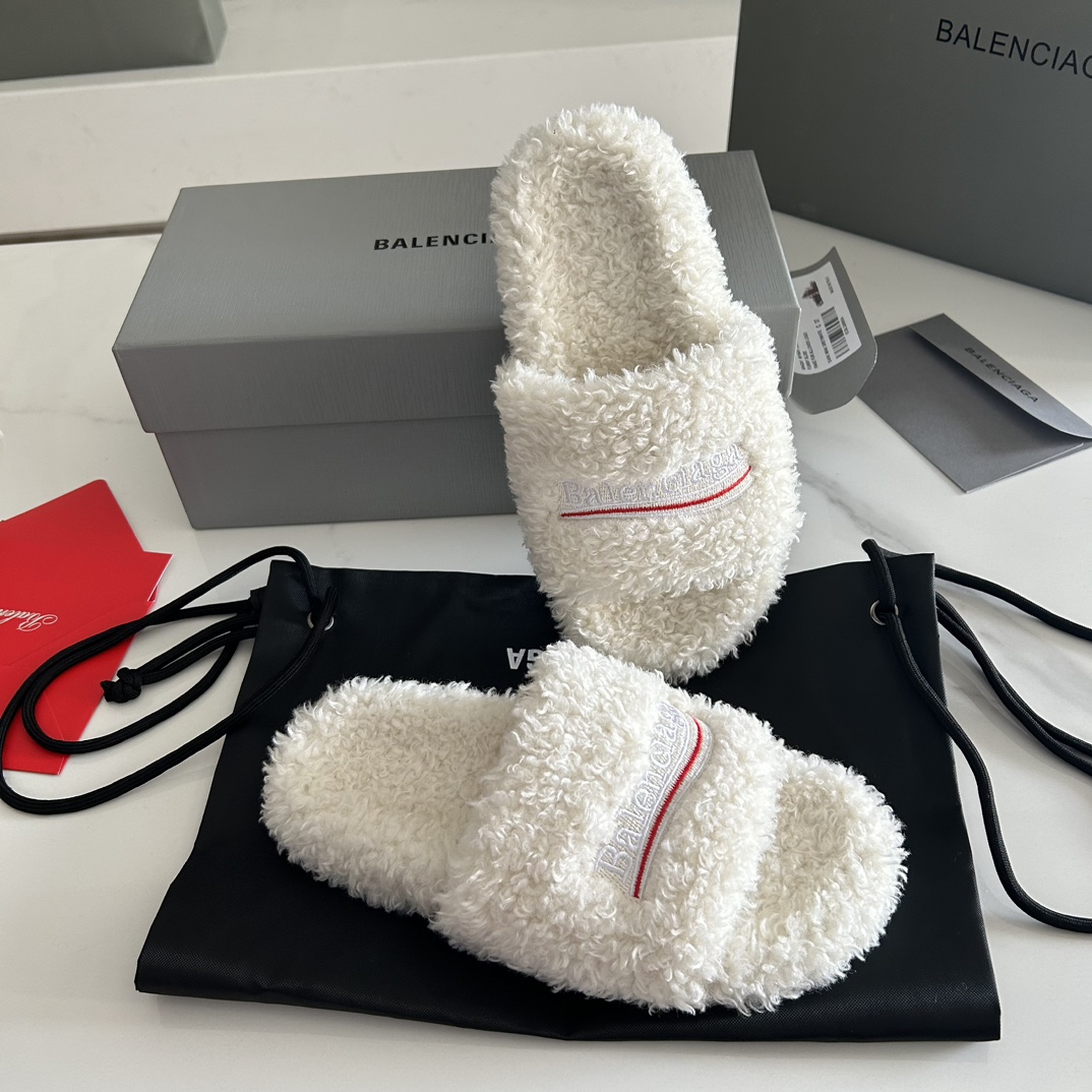 Balenciaga 23FW New Winter Slippers Size 35-41