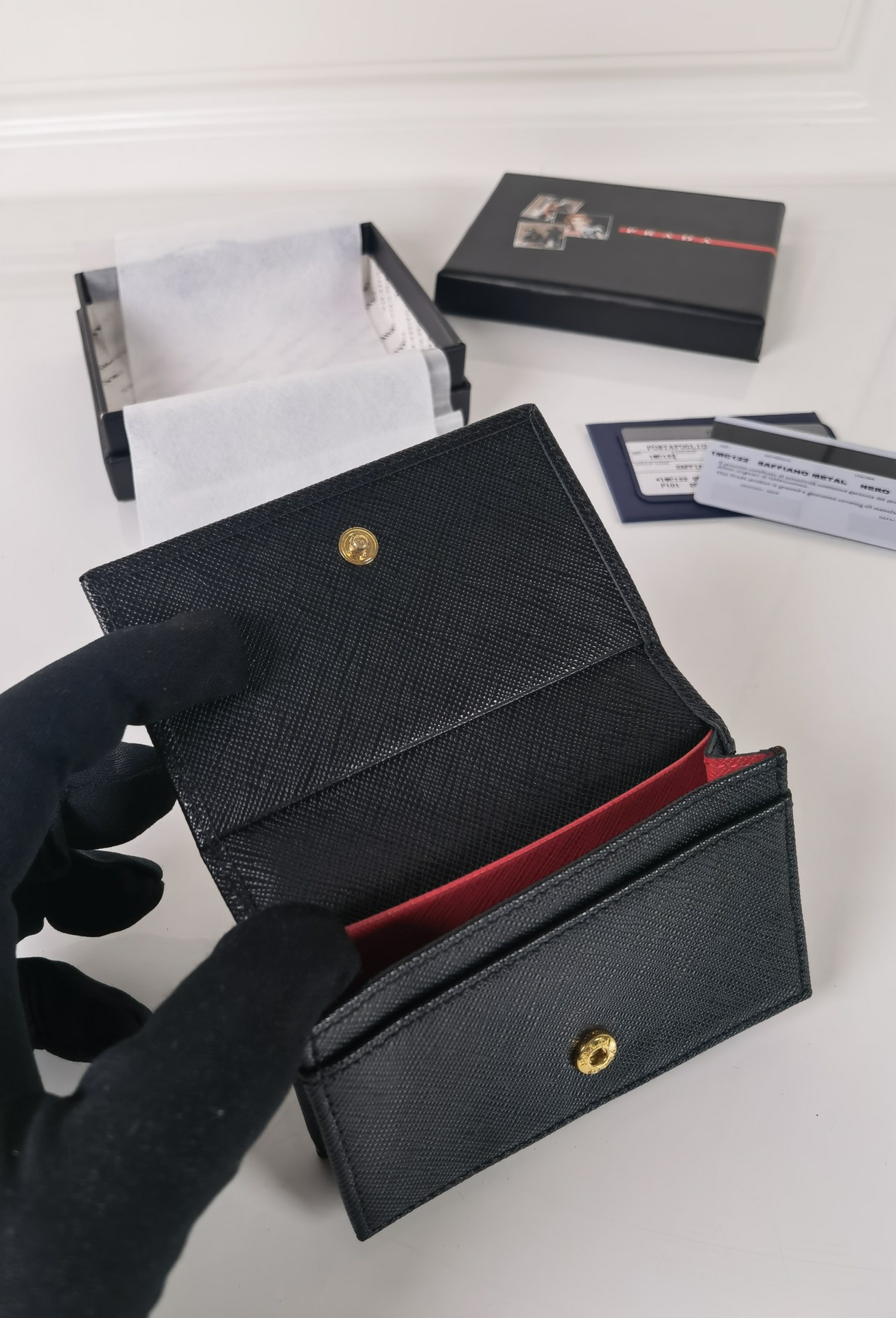 Prada Card Holder Size 11*7*2cm