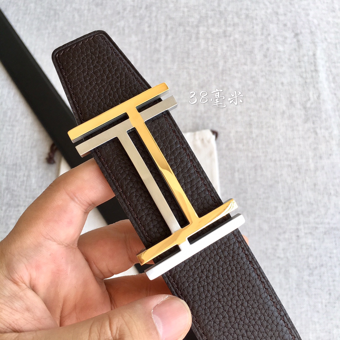 Hermes Men Belt Width 3.8cm