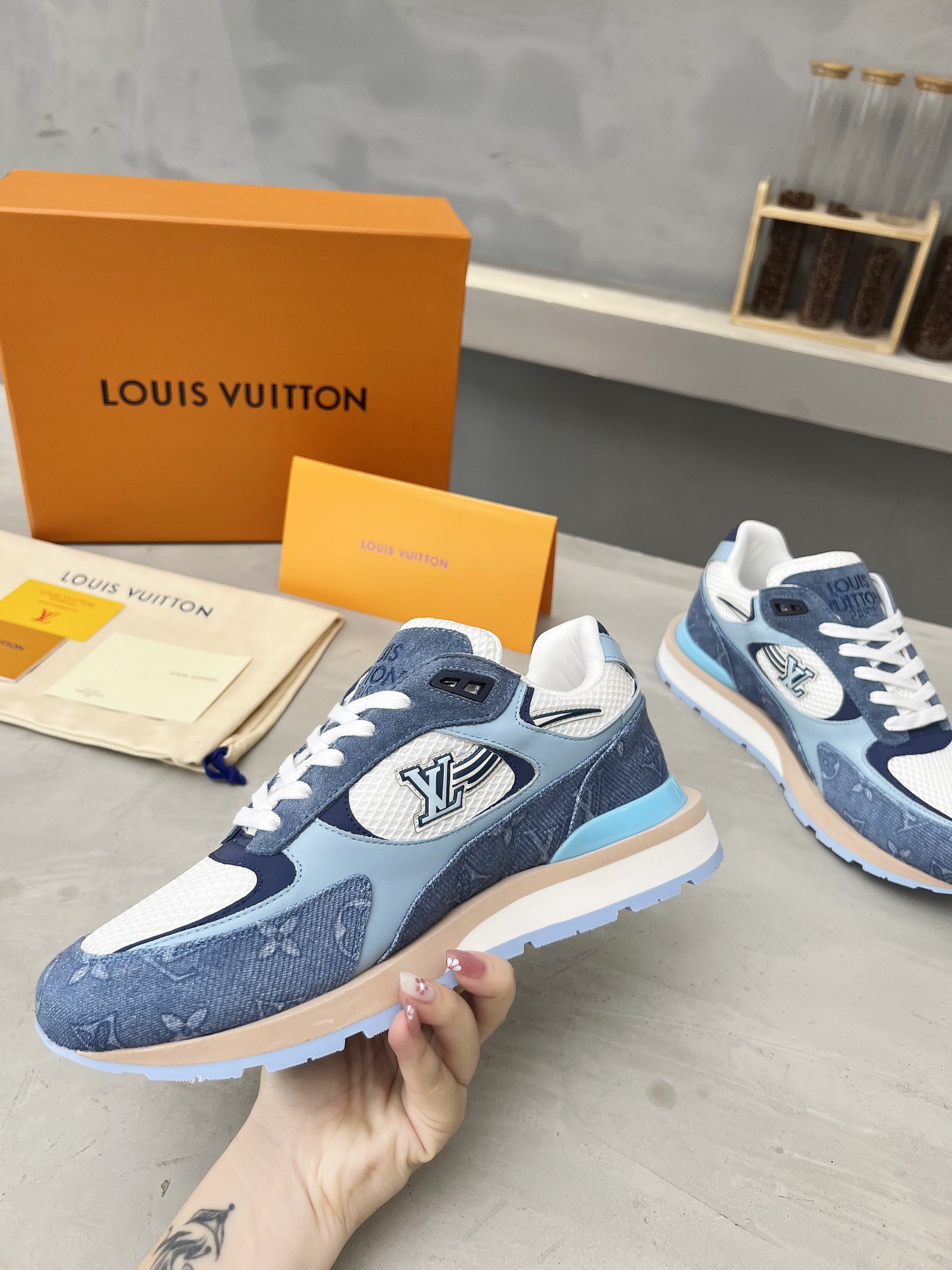 Louis Vuitton Run Away Sneaker Size 40-45