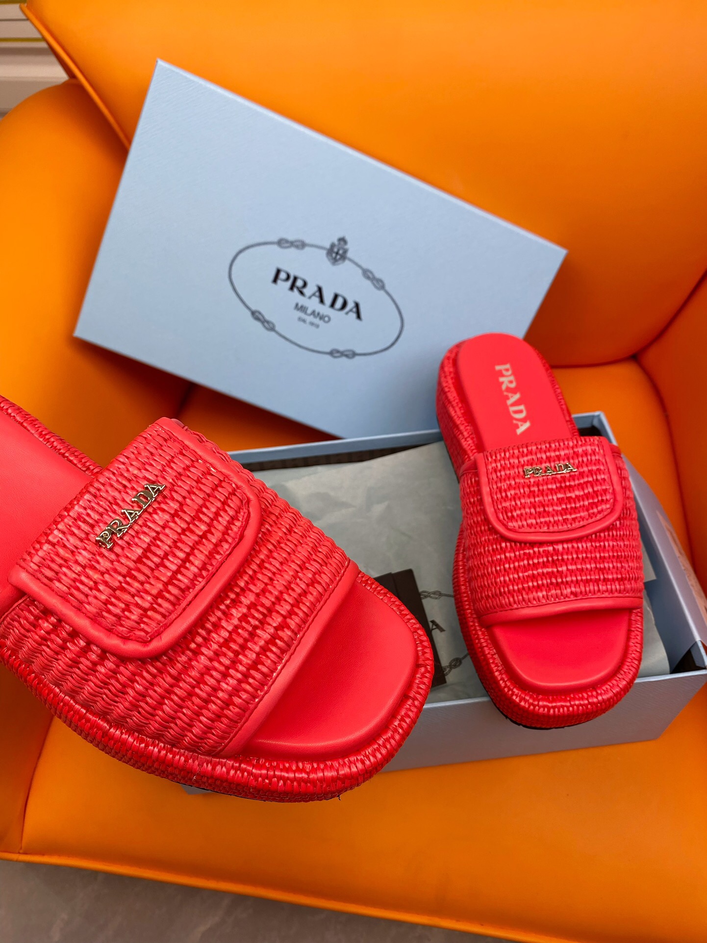 Prada 2024 New Monolith sandals Size 36-40