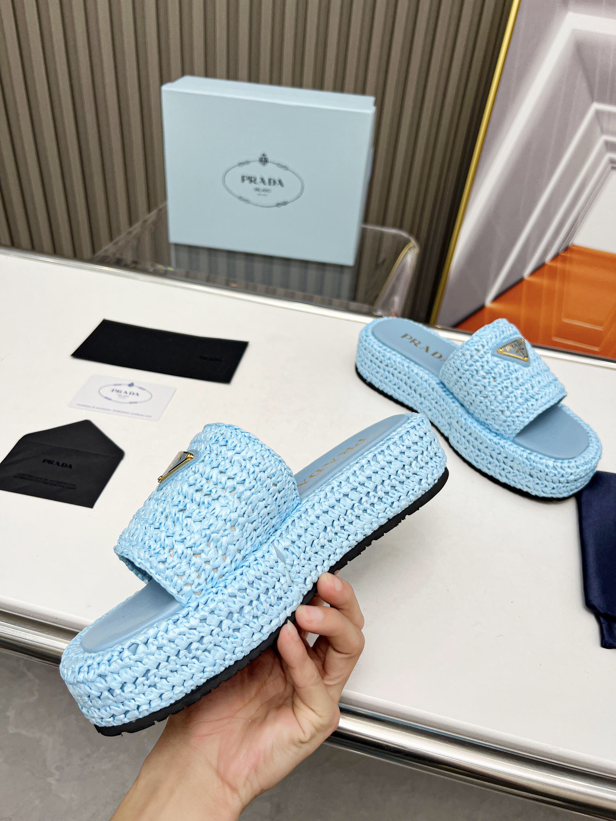 Prada 2024 New Monolith sandals Size 36-41