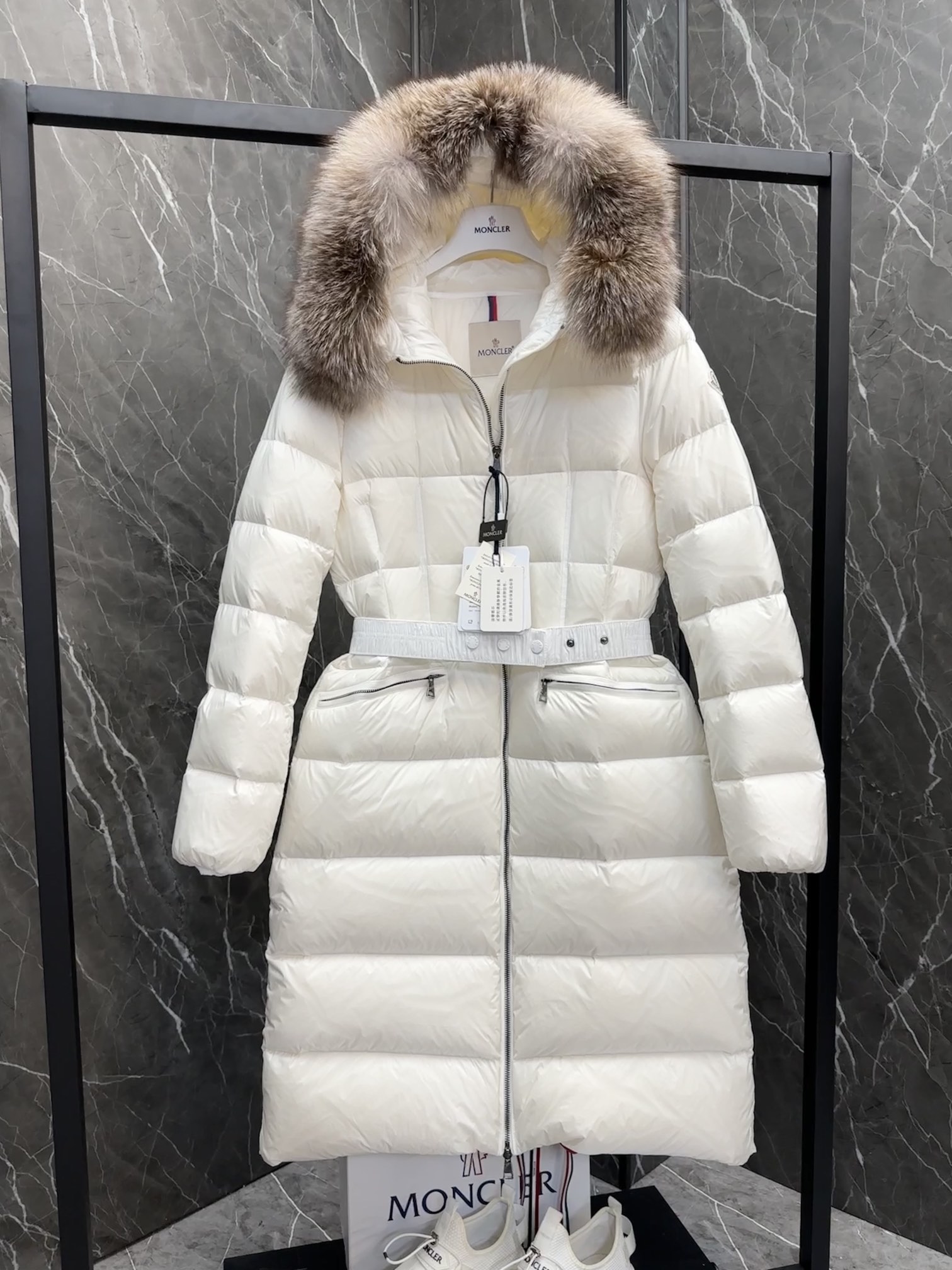 Moncler Boed Long Women Down Jacket Size S-XL