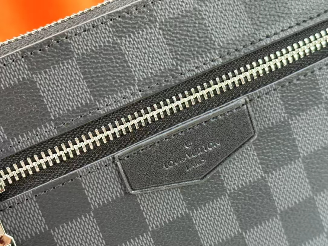 Louis Vuitton New Pouch Damier Graphite Clutch Bags Size 21*27*5cm