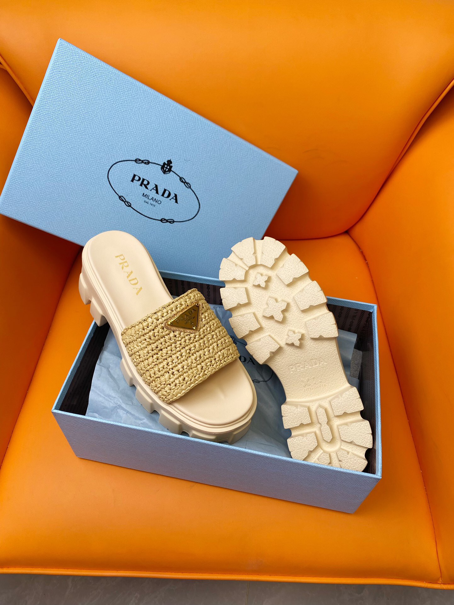 Prada 2024 New Monolith sandals Size 36-40