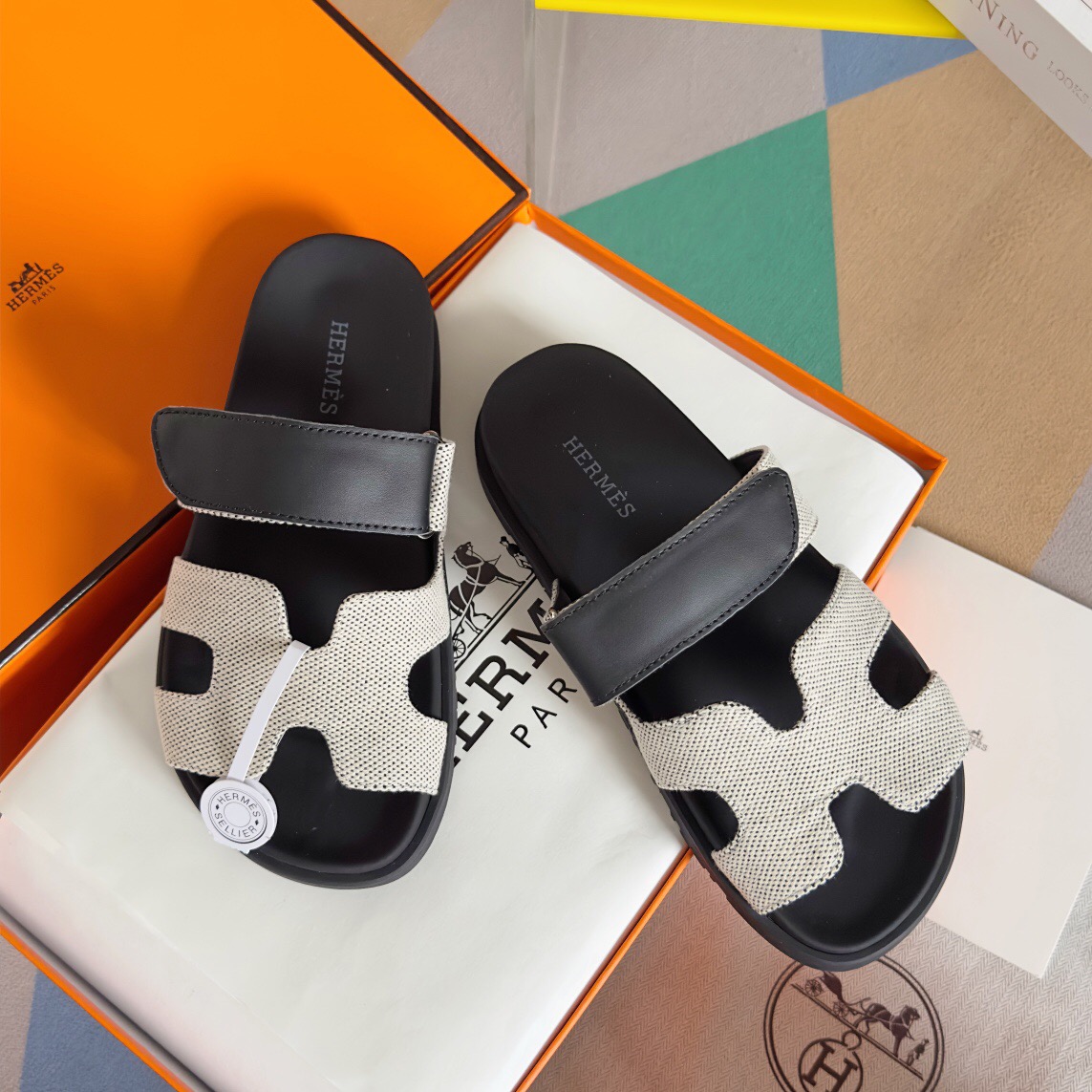 Hermes chypre Slippers Size 36-45