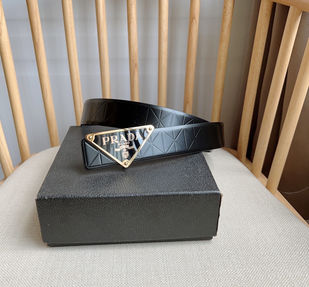Prada Men Belt Width 3.5cm