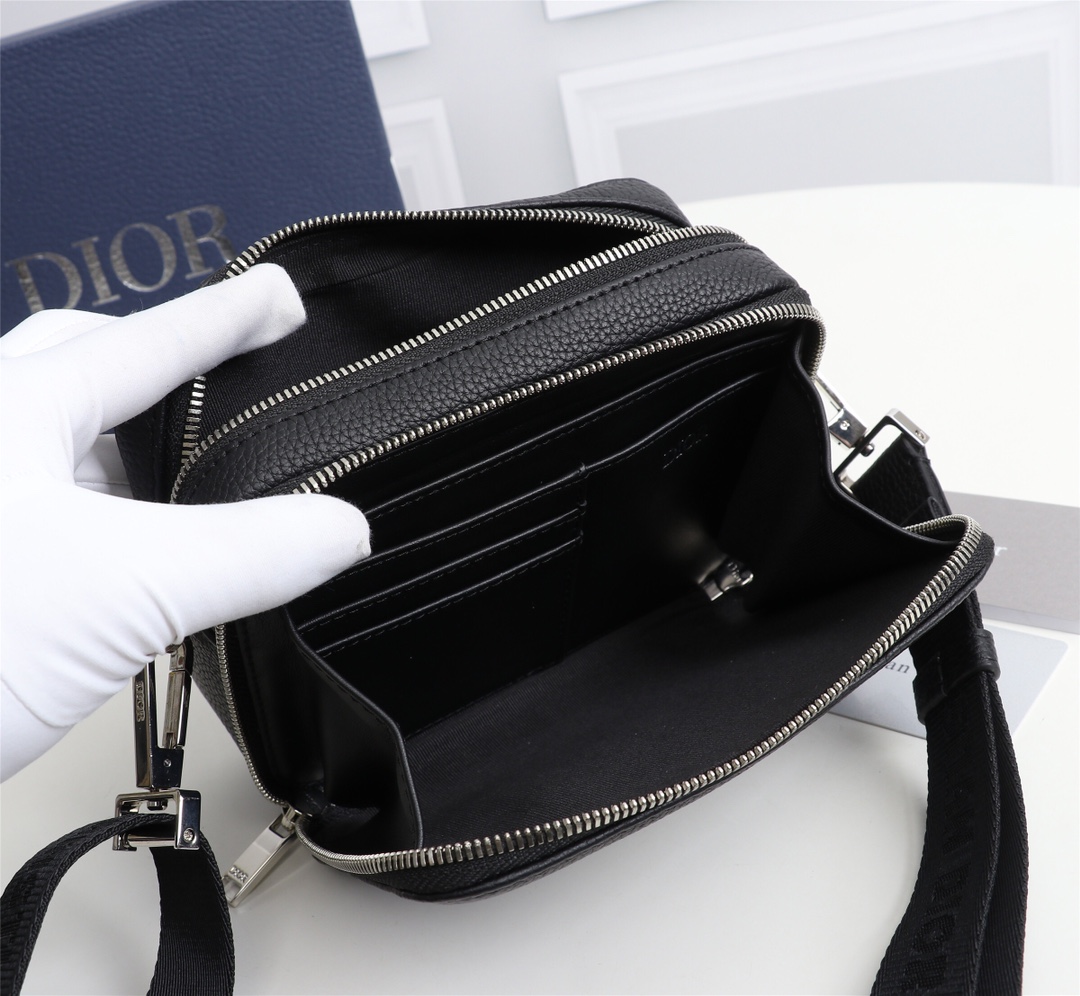 Dior Mens Shoulder Bags 17*12.5*5cm