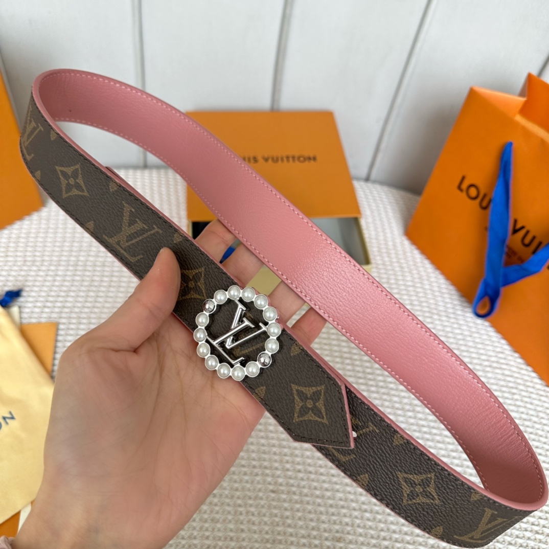 Louis Vuitton Women Belt Width 3.5cm