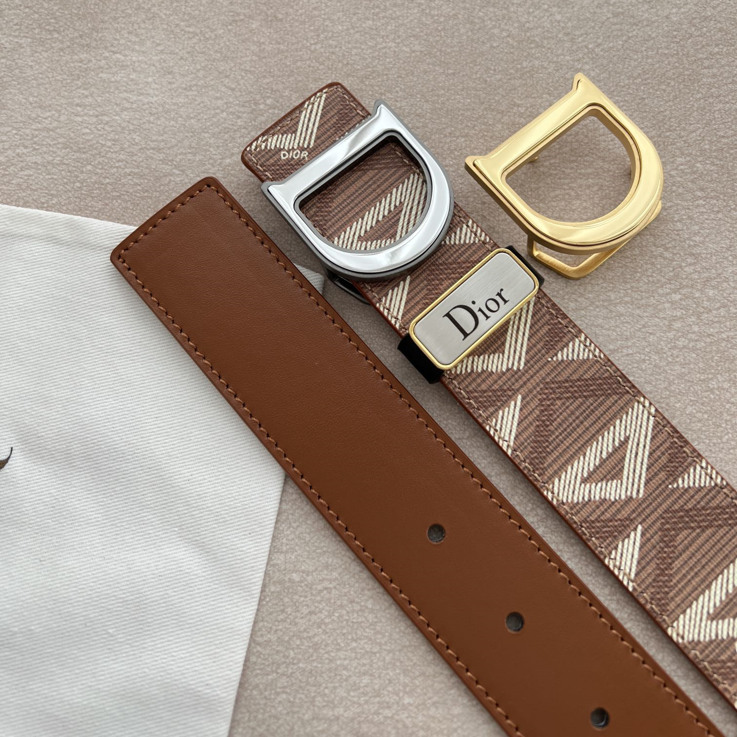 Dior Men Belt Width 3.5cm