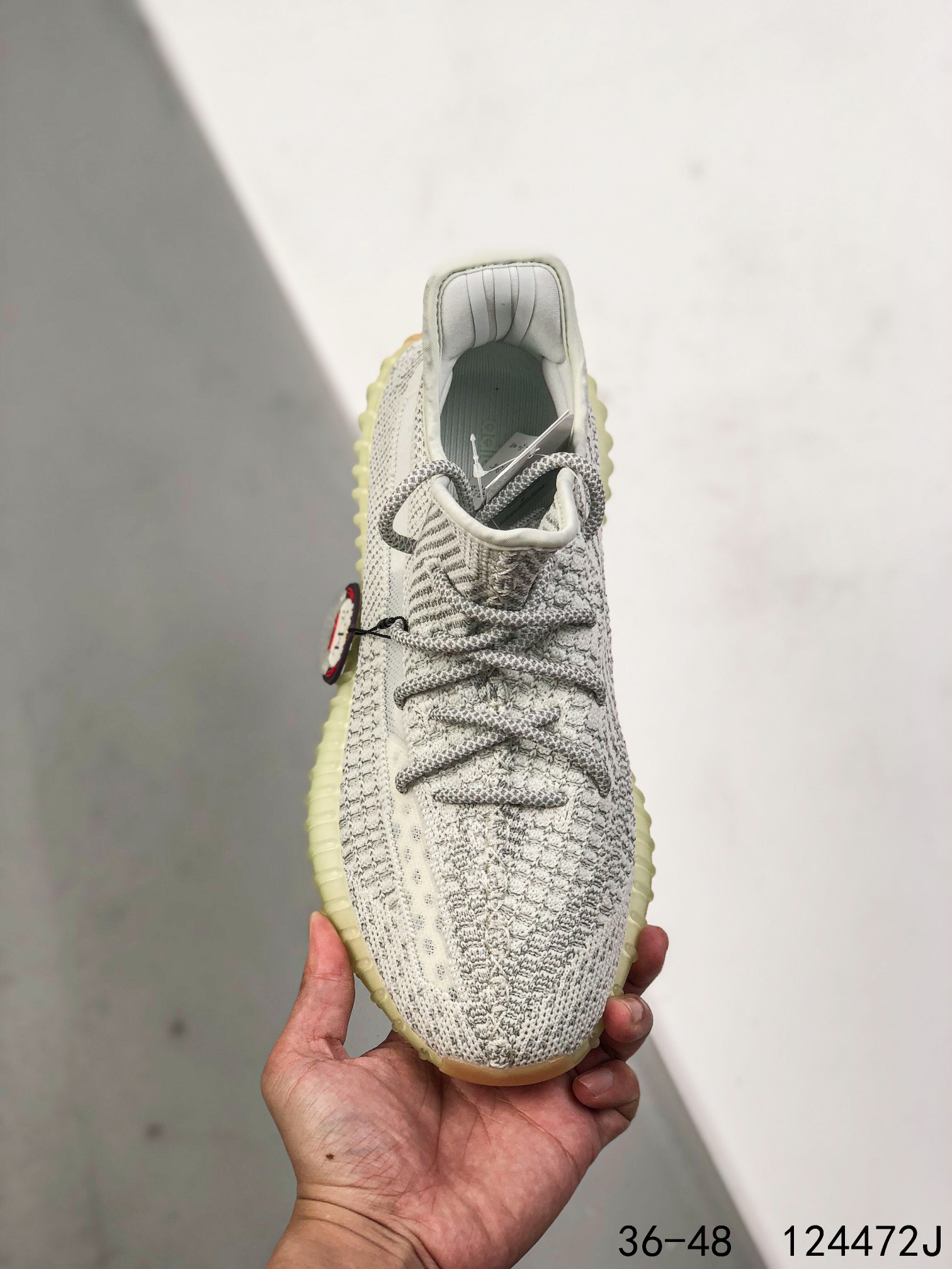 Yeezy 350 Boost 350 V2 Mens/Women Sneakers Shoes Light Grey 36 - 45