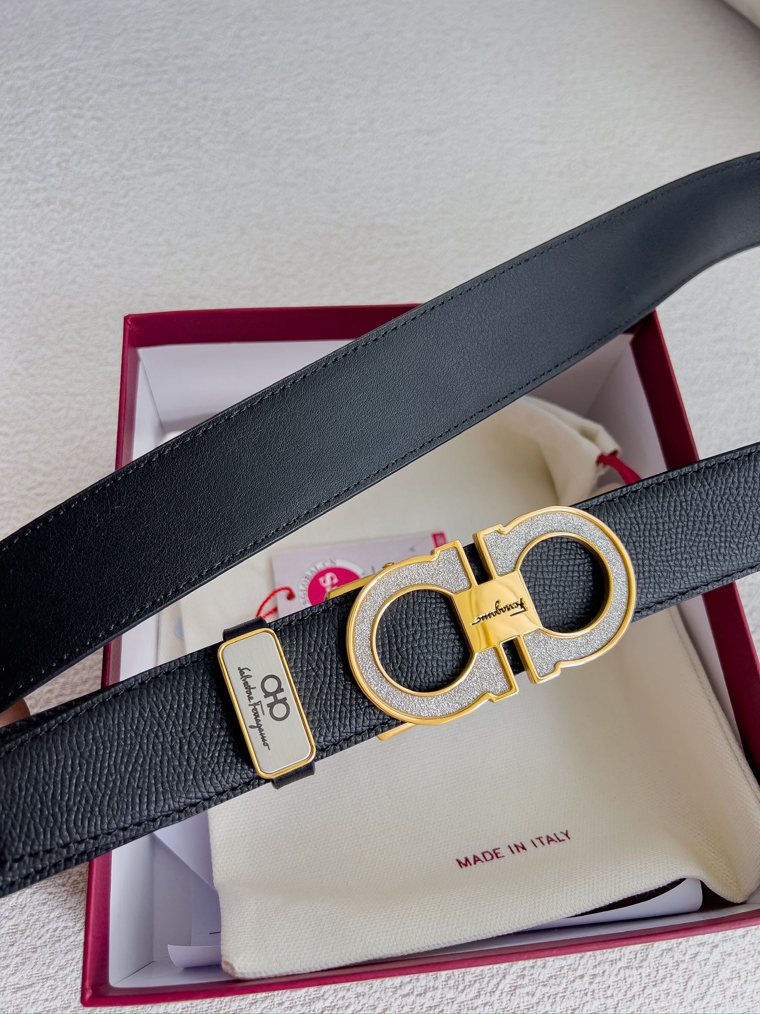 Ferragamo Men Belt Width 3.5cm