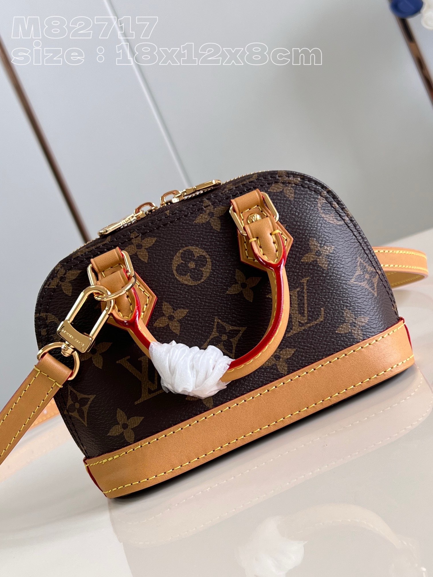 Louis Vuitton M53152 Alma Women Bags Size 18*12*8cm