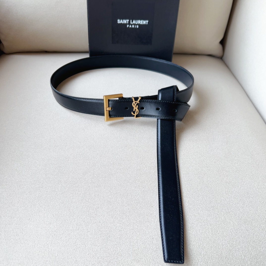 YSL Women Belt Width 3cm
