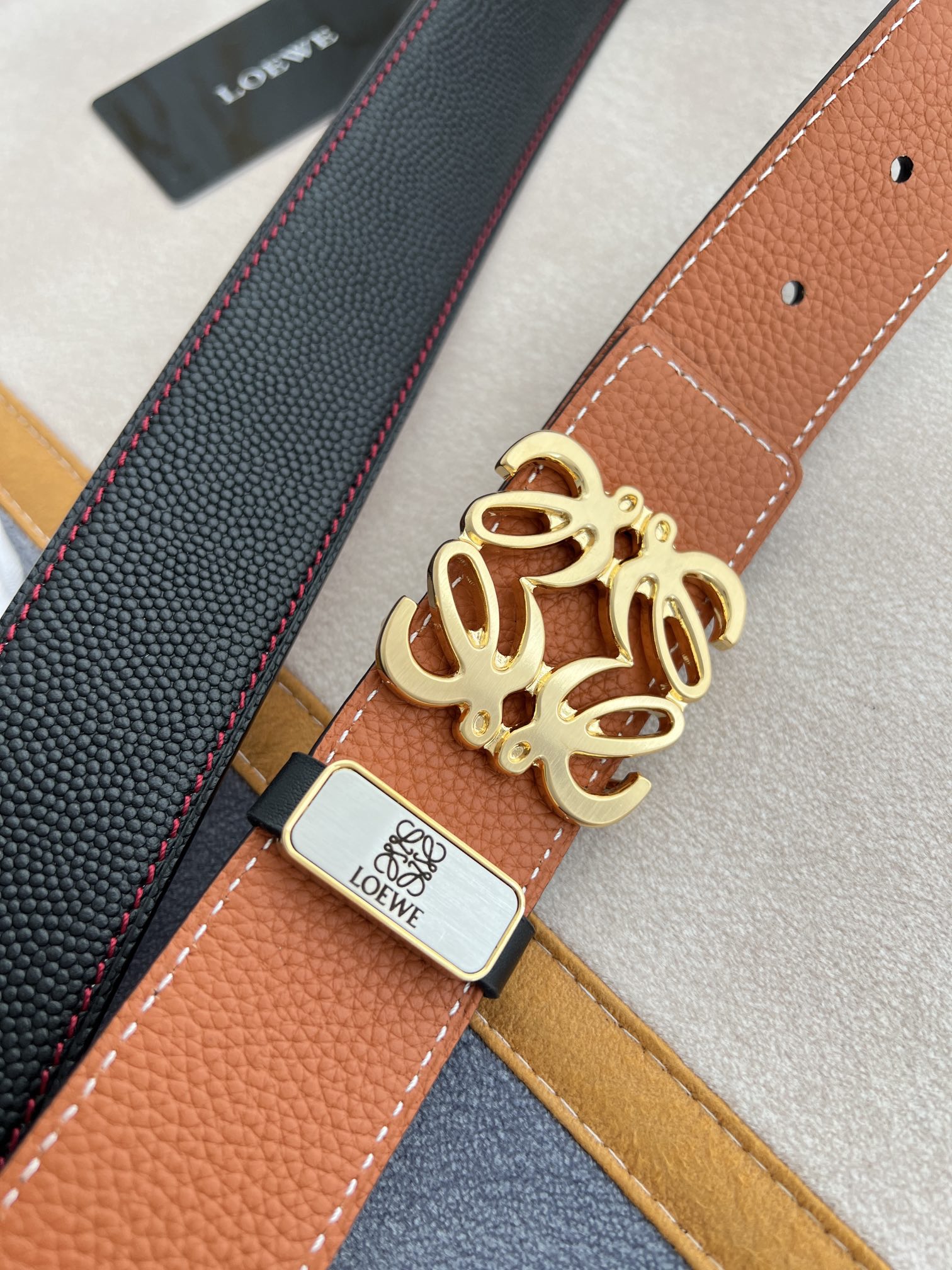 Loewe Men Belt Width 3.8cm