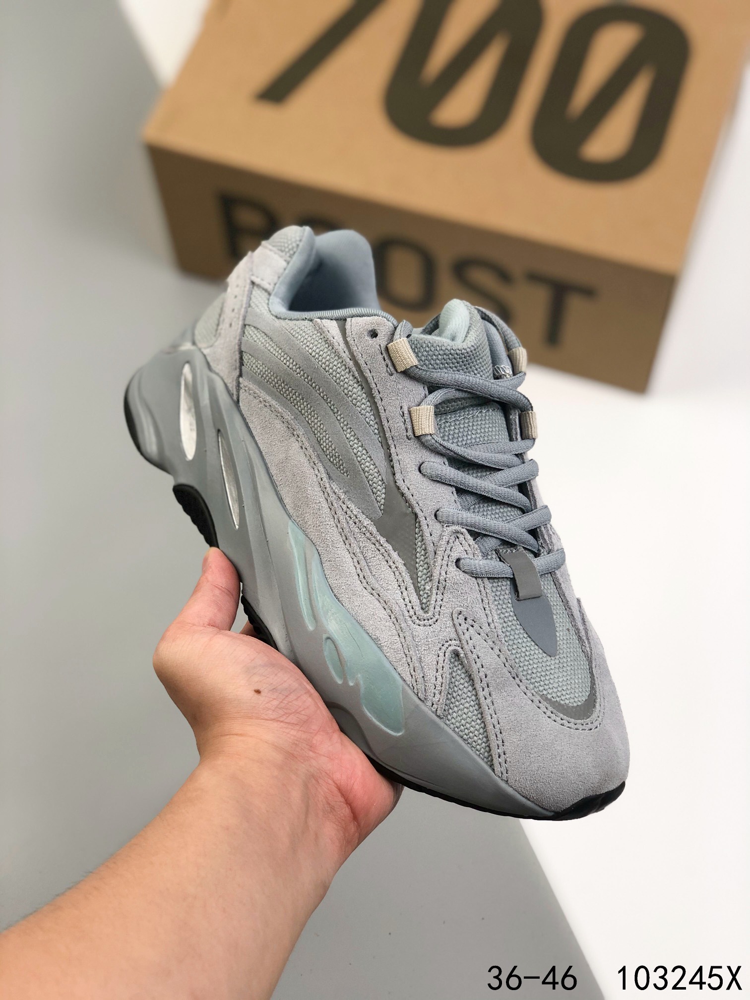 Yeezy Boost 700 V1 Sun Mens/Women's Sneakers Shoes 36 - 45