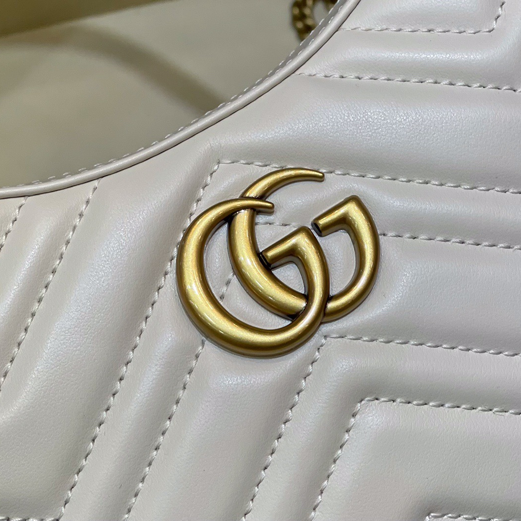 Gucci GG Marmont Half-moon-shaped Bags for Women Size 21*11*5cm