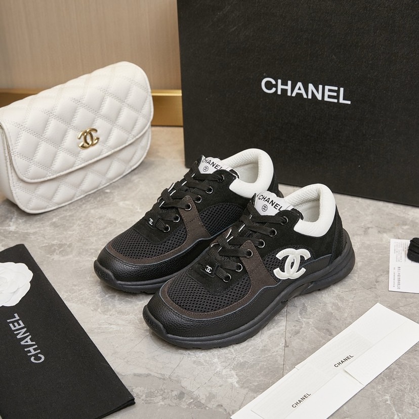 Chanel 2024 New Coton Tweed Sneaker Size 36-46