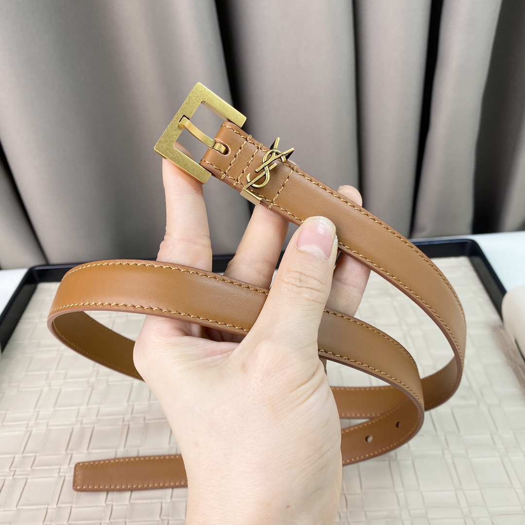 YSL Women Belt Width 2cm