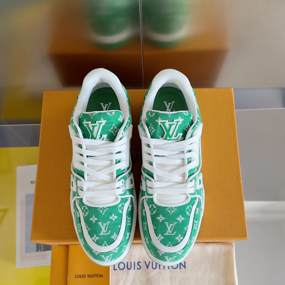 Louis Vuitton 2024New LV Trainer Sneaker Size 36-46