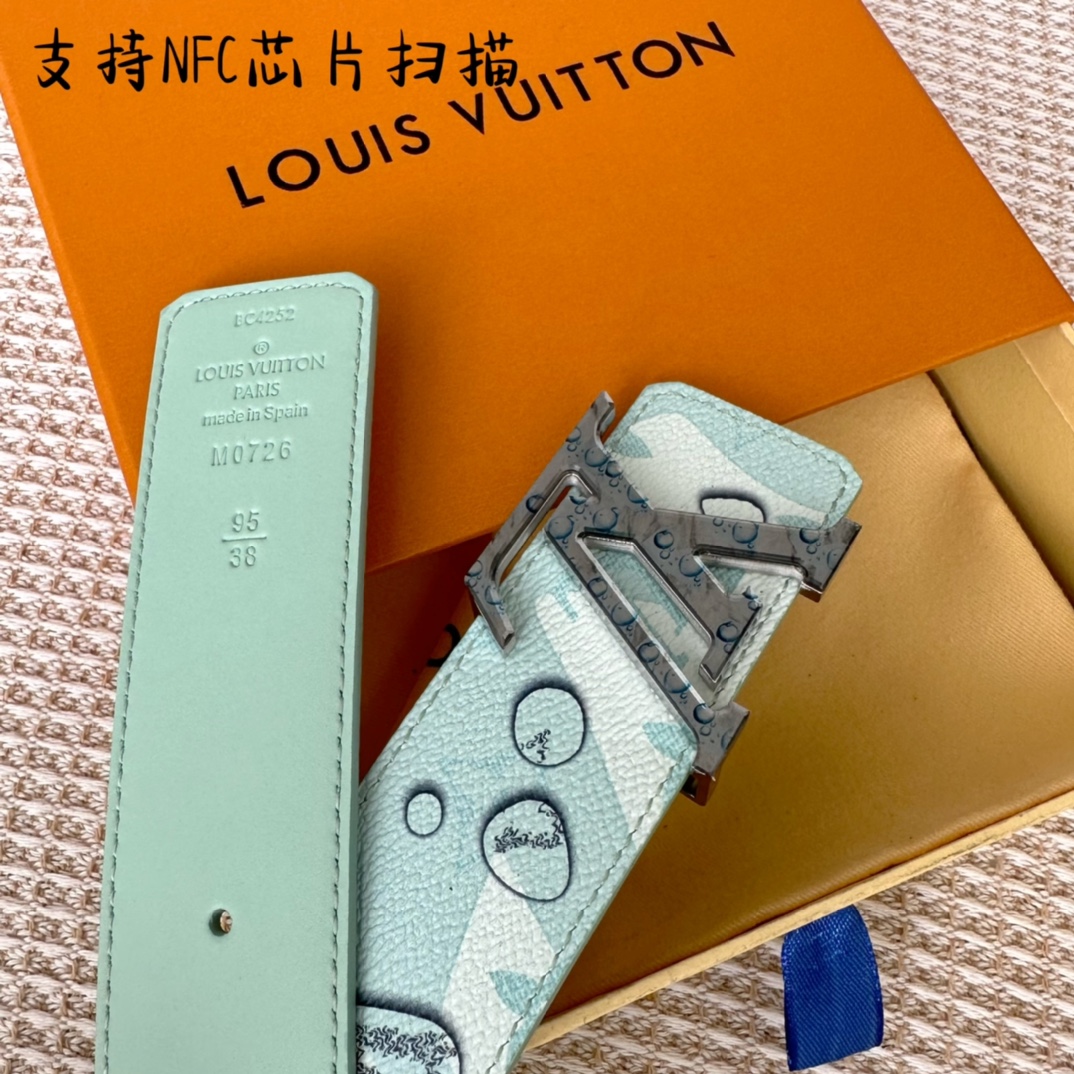 Louis Vuitton Men Belt Width 4cm