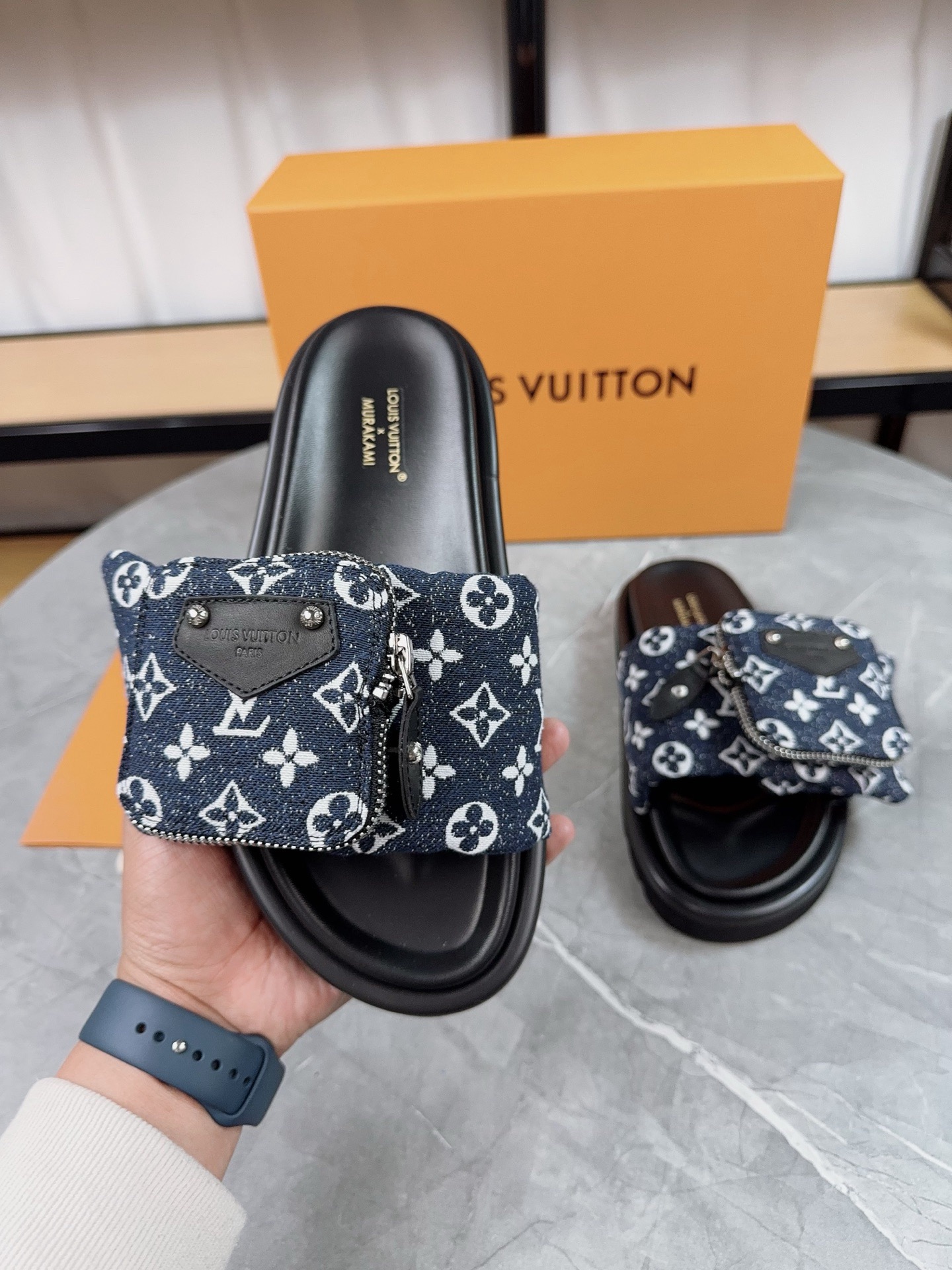 Louis Vuitton Pool Pillow Flat Comfort Slippers Size 36-46