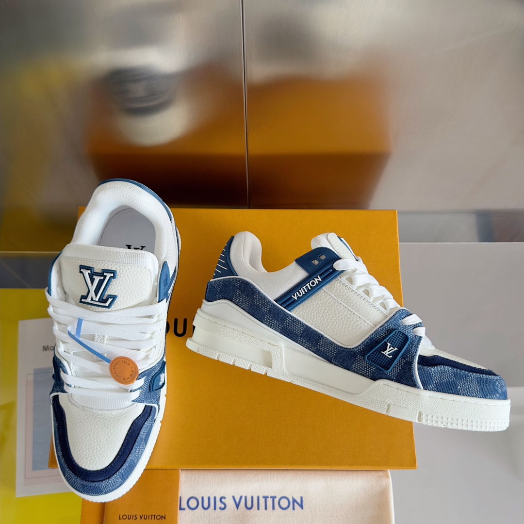 Louis Vuitton 2024New LV Trainer Sneaker Size 36-46