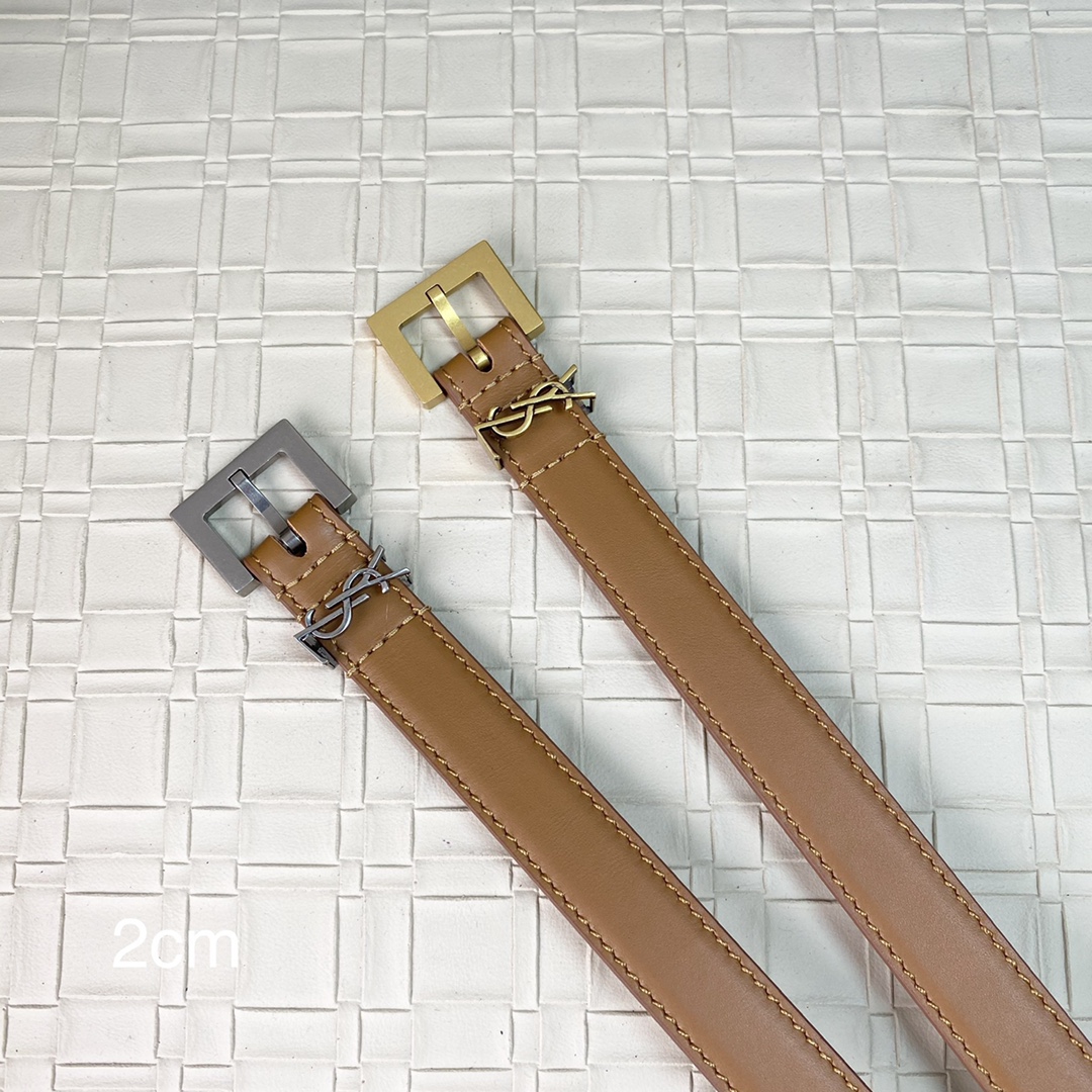 YSL Women Belt Width 2cm