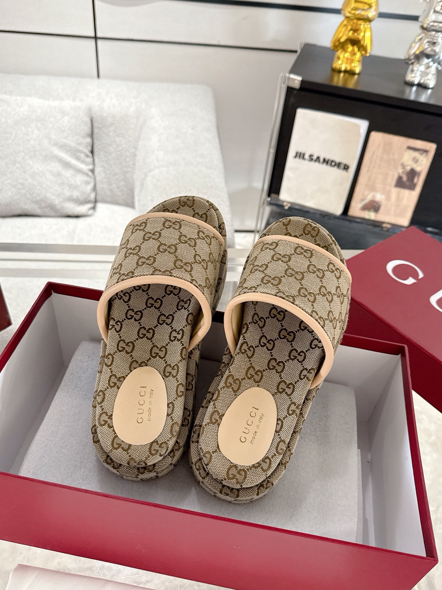 Gucci Platform Sandal Slippers Size 36-44