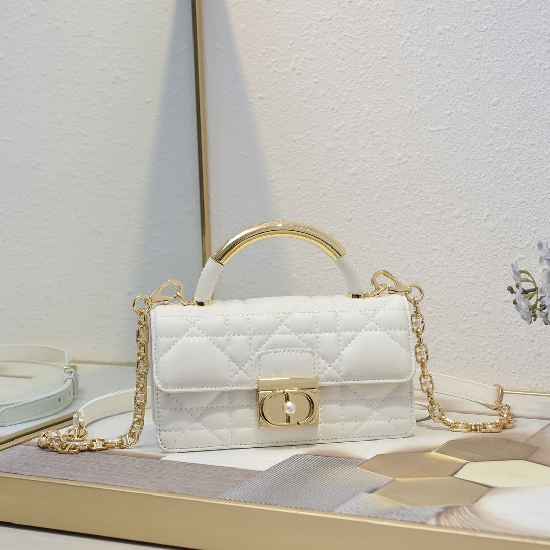 Dior Mini Dior Ange Women Shoulder Bags 20*12*5cm