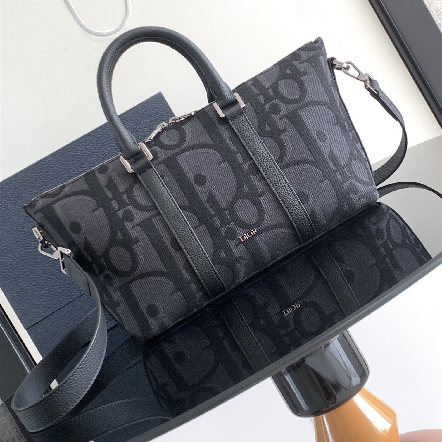 Dior Weekender 25 Men Shoulder Bags Size 32*18.5*12cm