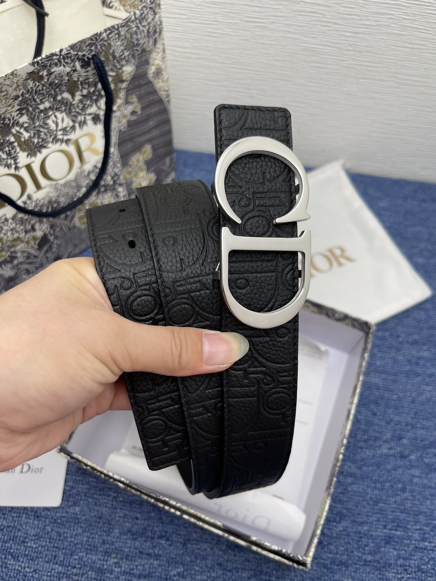Dior Men Belt Width 3.5cm