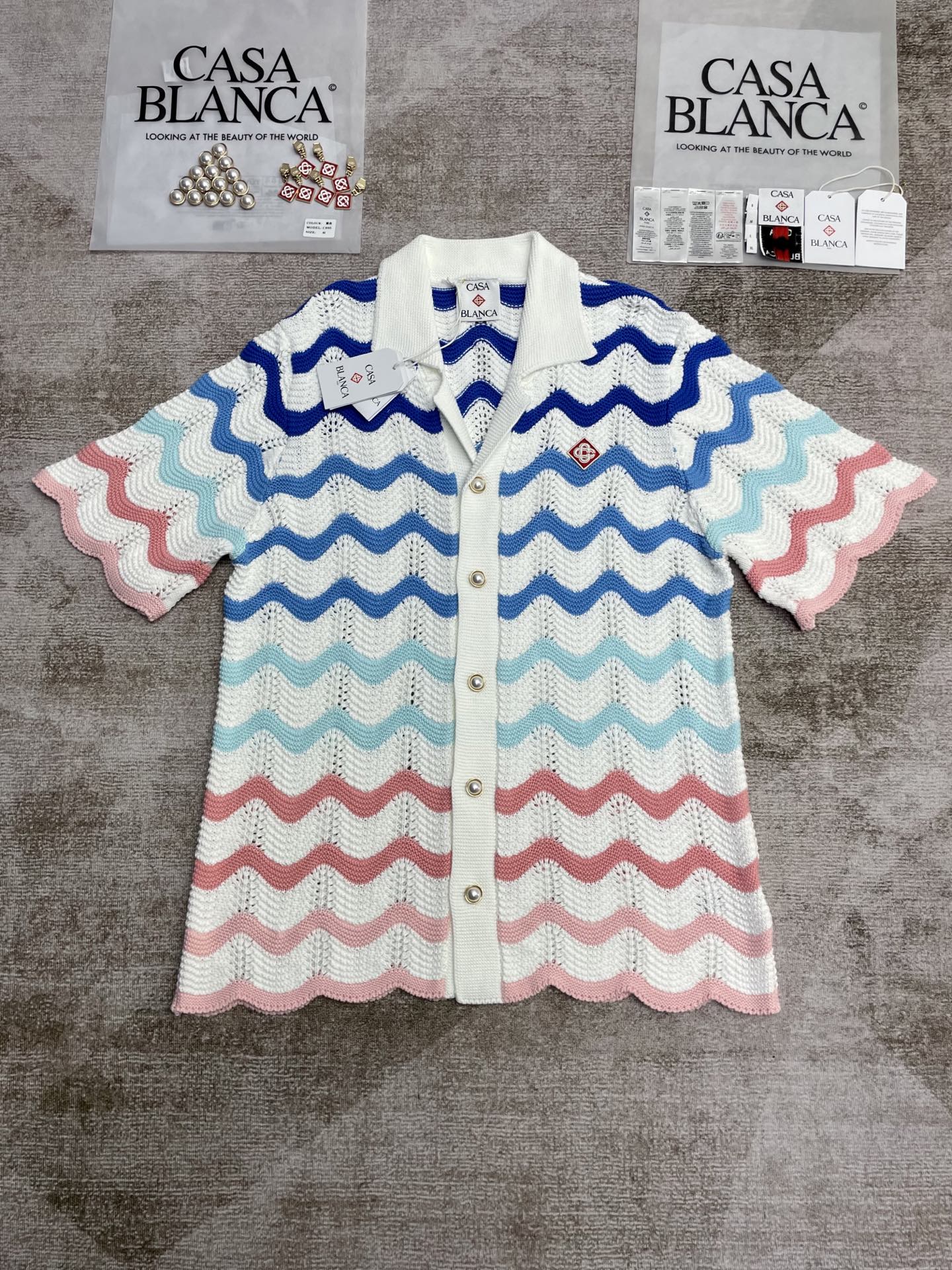 Casablanca Polo Shirt Size S-XL