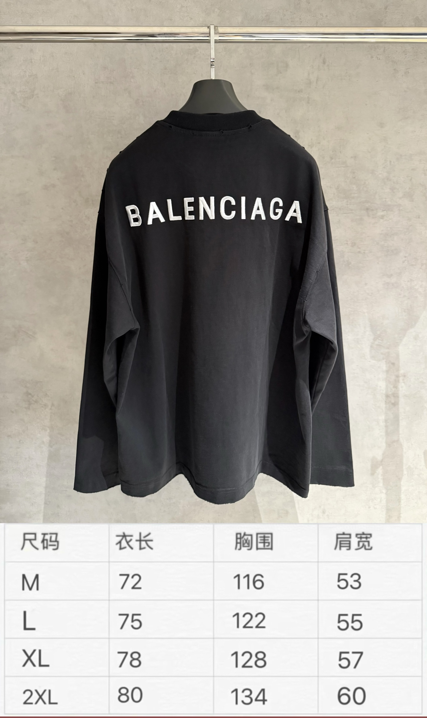Balenciaga Unisex Sweatshirt Size S-XL